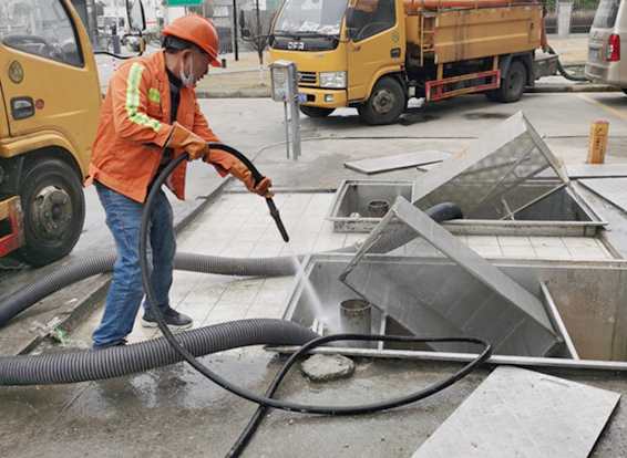 港北隔油池清理